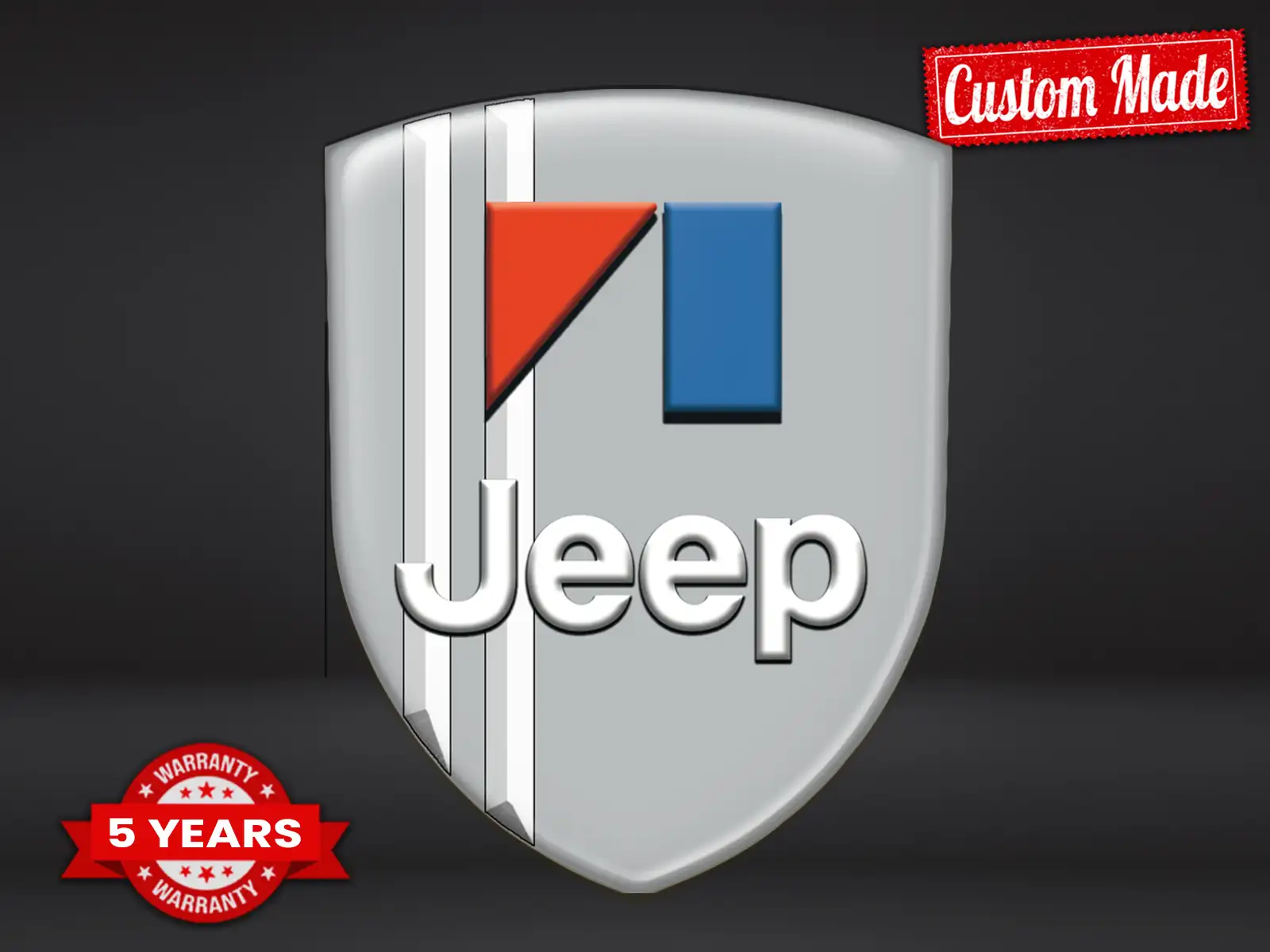 Jeep Badges Silicone Auto Pro Max Durable Design Stylé